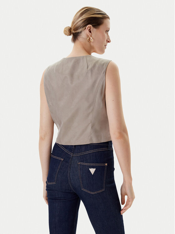 Guess Guess Telovnik W5YH51 WH5N2 Zelena Regular Fit
