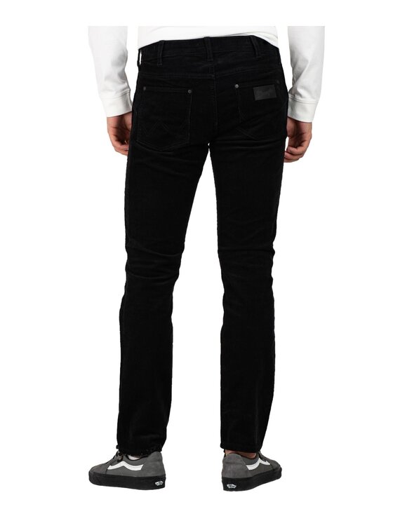 Wrangler Wrangler Spodnie materiałowe W15QLM100 Czarny Regular Fit