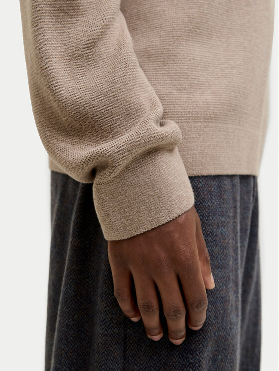 Jack & Jones Jack & Jones Rollkragenpullover Milano 12285093 Beige Relaxed Fit