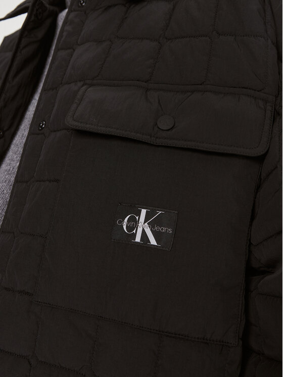 Calvin Klein Jeans Calvin Klein Jeans Демісезонна куртка J20J221380 Чорний Relaxed Fit