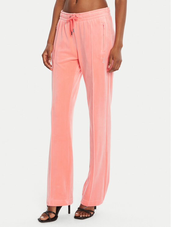 Juicy Couture Juicy Couture Donji dio trenerke Tina JCAPW045 Narančasta Regular Fit