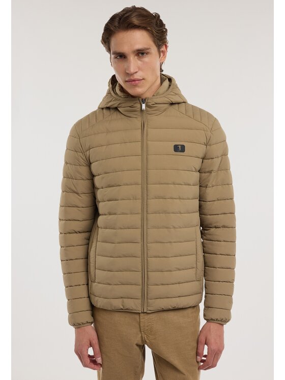 Trussardi Trussardi Giubbotto piumino F004M000009N041 Crema Regular Fit
