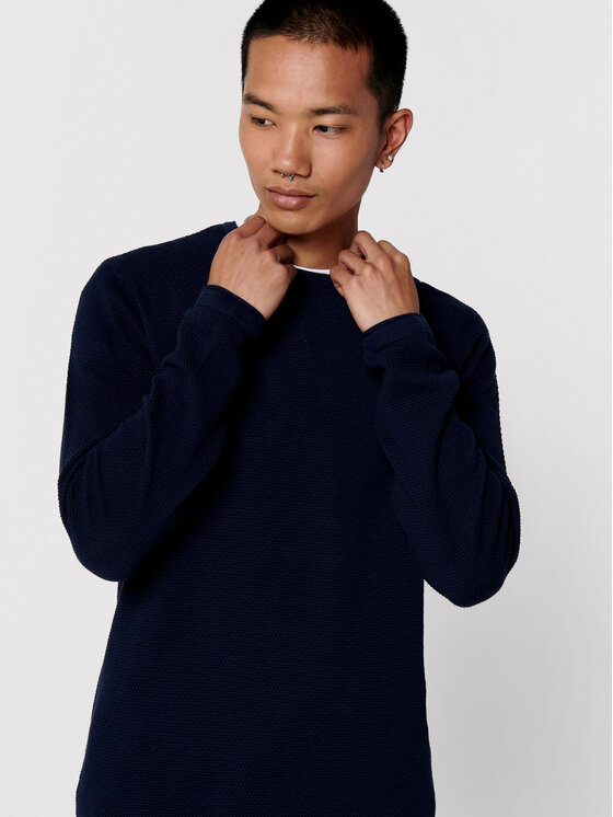 Only & Sons Only & Sons Sweater Panter 22016980 Sötétkék Regular Fit