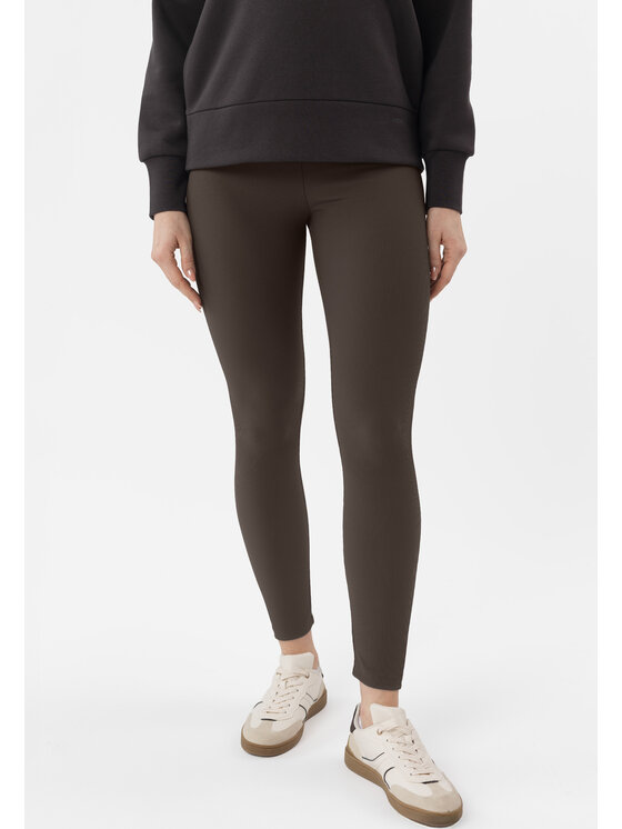 Volcano Volcano Legginsy N-LISBONA Brązowy Regular Fit
