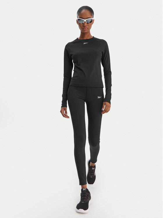 Reebok Reebok Technikai póló RK25604CCW Fekete Slim Fit