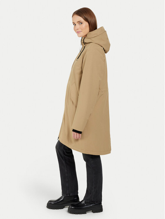 Didriksons Didriksons Parka Fia 505372 Bézs Relaxed Fit