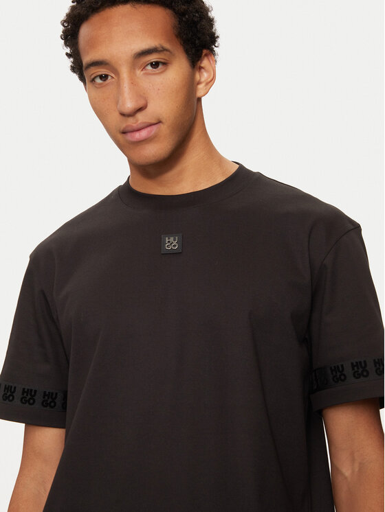 HUGO Hugo T-Shirt 50521438 Czarny Regular Fit