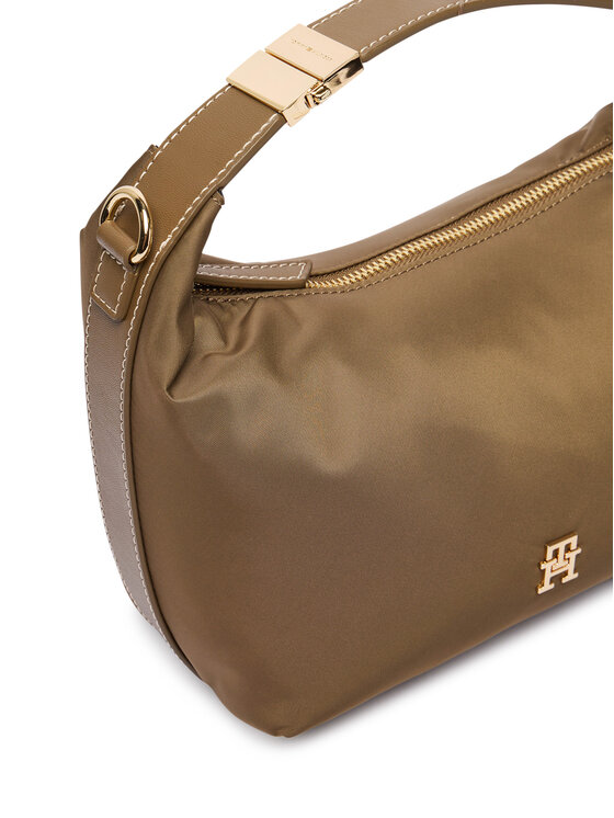 Tommy Hilfiger Tommy Hilfiger Torebka Th Go Crossover Nylon AW0AW18164 Brązowy