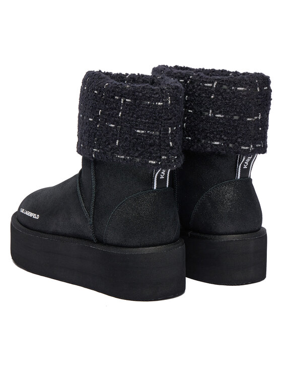 KARL LAGERFELD KARL LAGERFELD Hótaposó Thermo KL48552 Fekete