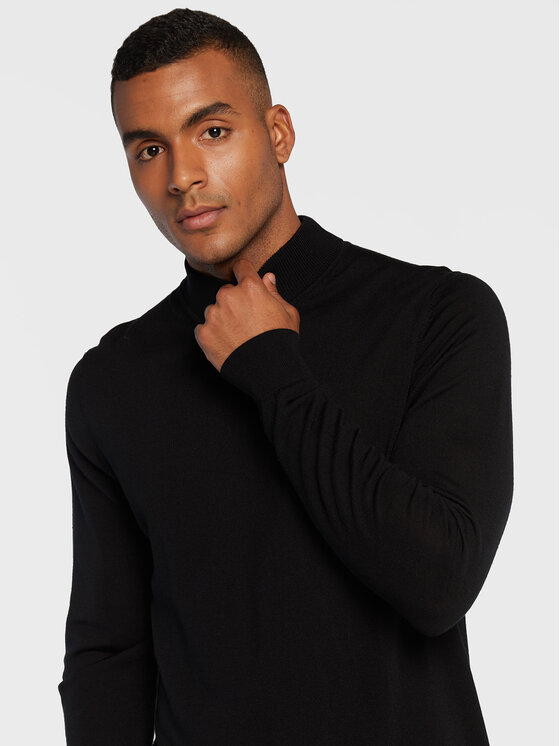 Maglione 7853-91 Nero Regular Fit