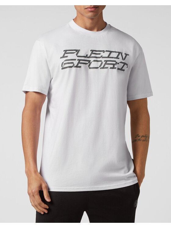 Plein Sport Plein Sport T-Shirt 2271 Biały Regular Fit