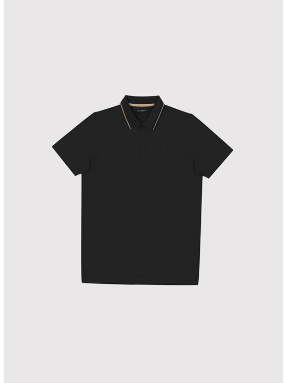 Pako Lorente Pako Lorente Polo P26WN-TX-008 Czarny Regular Fit