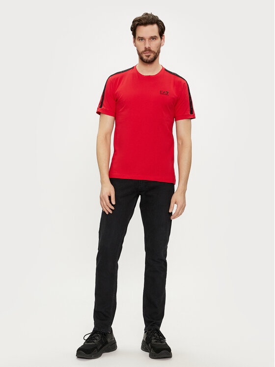 EA7 Emporio Armani EA7 Emporio Armani T-shirt 3DPT35 PJ02Z 1461 Rosso Regular Fit