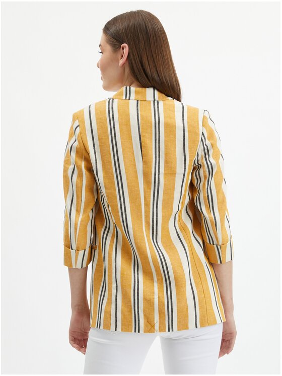 Orsay Orsay Marynarka 480329242000__38 Pomarańczowy Regular Fit