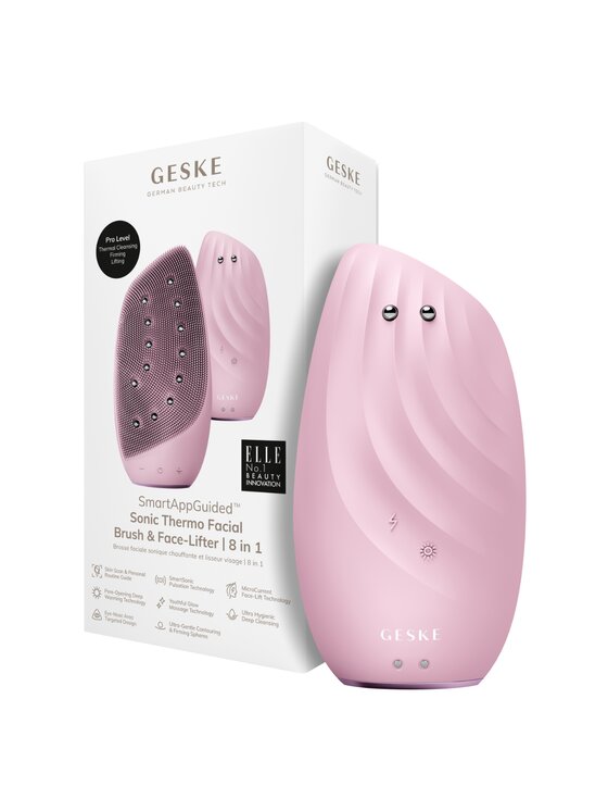 Szczoteczka Geske, soniczno-termiczna Sonic Thermo Facial Brush & Face-Lifter | 8 in 1