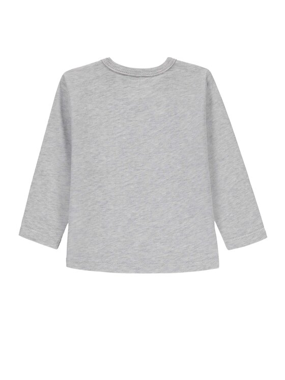 Kanz Kanz Bluzka 2042511-8095 Szary Basic Fit