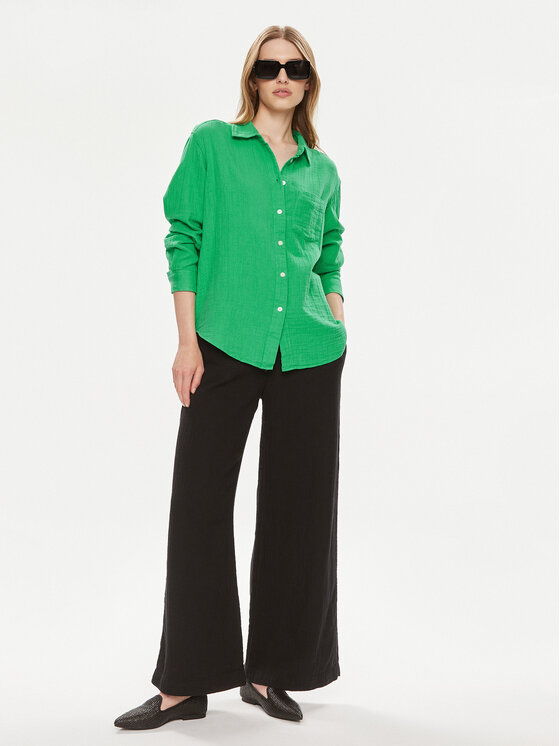 Gap Gap Camicia 885282-02 Verde Relaxed Fit