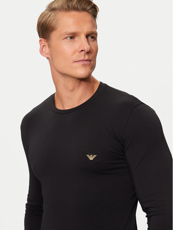 Emporio Armani Underwear Emporio Armani Underwear Longsleeve 111023 4F512 00020 Μαύρο Slim Fit