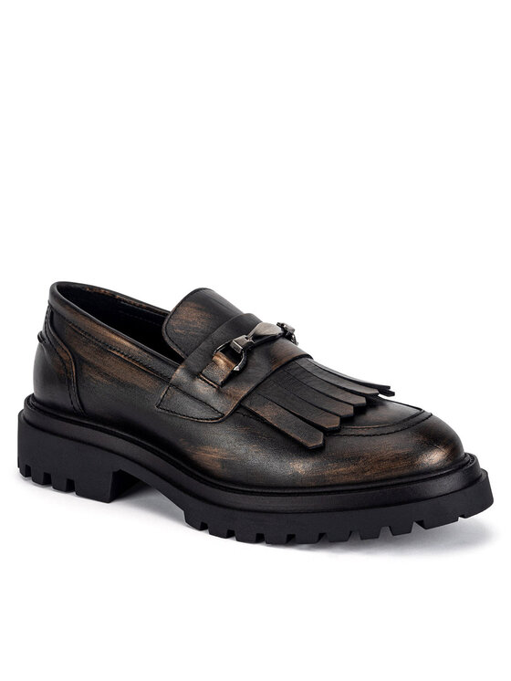 GINO ROSSI Gino Rossi Loafersy KEMER-1078-24 Brązowy