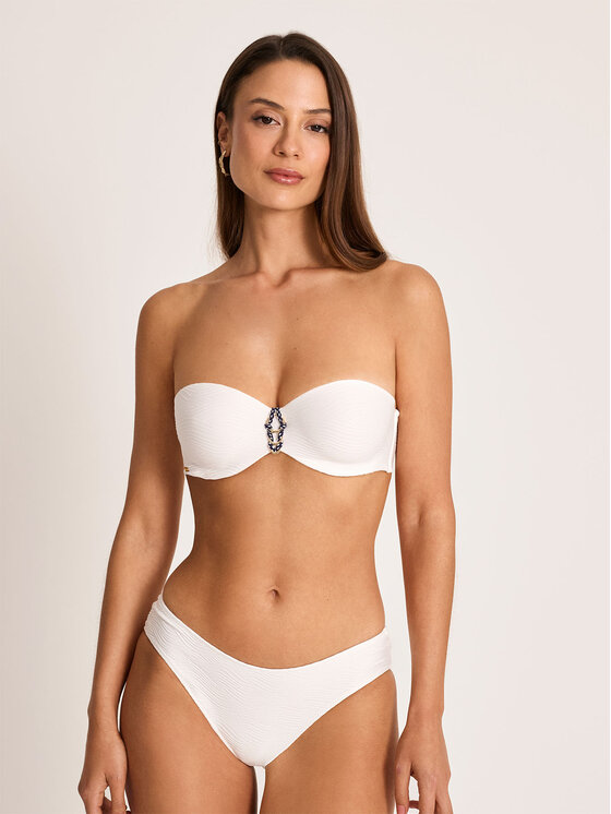 Selmark Selmark Dół od bikini BN802 Biały
