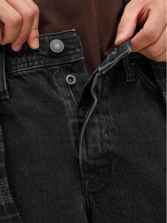 Jack & Jones Jack & Jones Farmer Eddie 12216879 Fekete Loose Fit