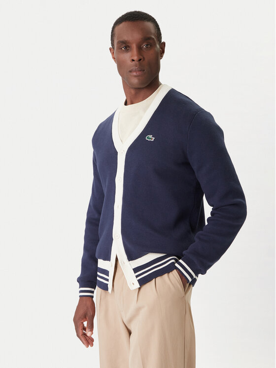 Lacoste Lacoste Cardigan AH7725 Bleumarin Regular Fit