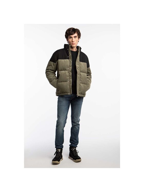 Jack Wolfskin Jack Wolfskin Kurtka zimowa NATURE CORDUROY JACKET M 1206331_4550 Zielony Classic Fit