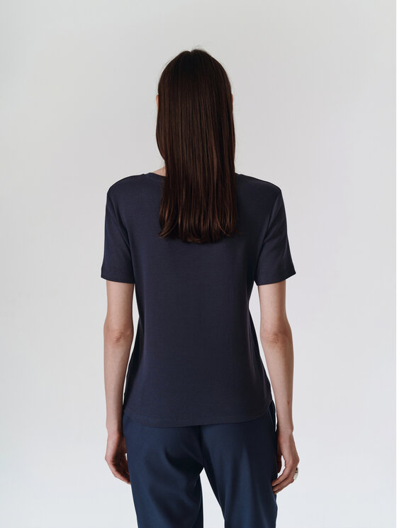TATUUM TATUUM T-Shirt FINI Granatowy Classic Fit