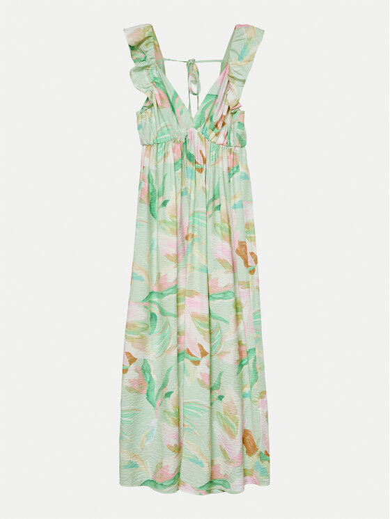 Vero Moda Vero Moda Sommerkleid Josie 10324125 Grün Regular Fit