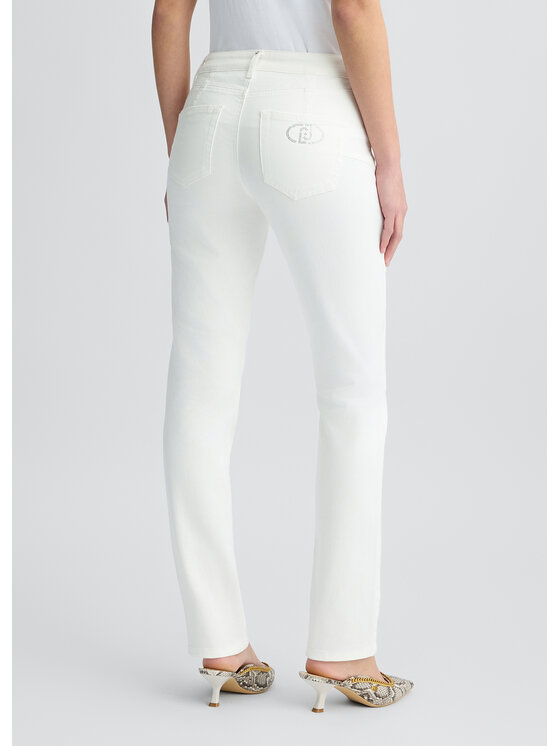 Liu Jo Liu Jo Pantaloni di tessuto UA5079T181610701 Bianco Slim Fit