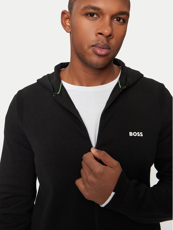 BOSS Boss Mikina 50527394 Černá Regular Fit