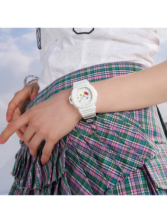 Casio Casio Zegarek BGA-10-7AER Biały