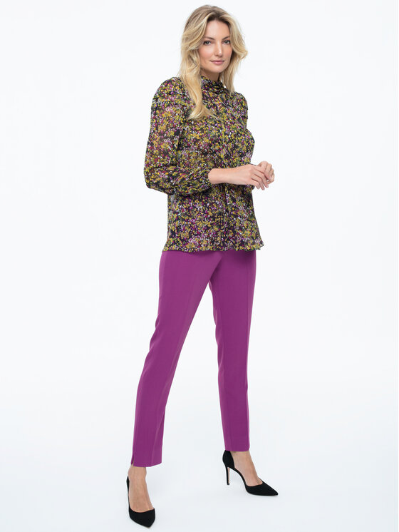 L’AF L’AF Bluzka Flara Kolorowy Regular Fit