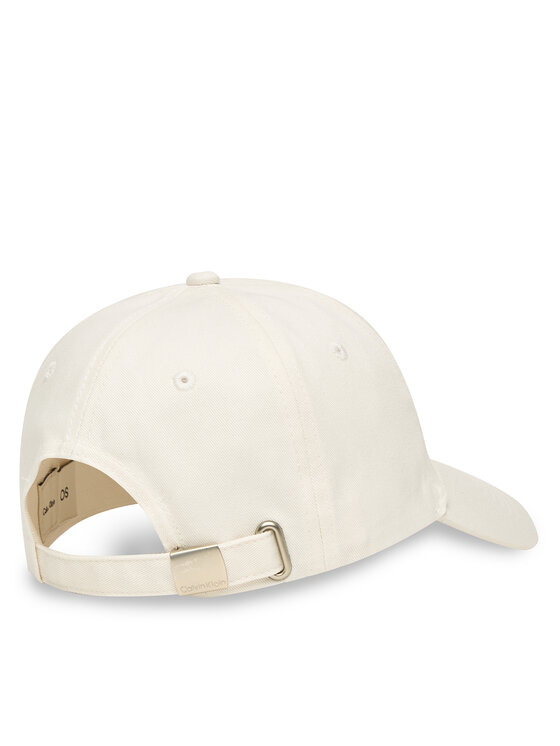 Calvin Klein Calvin Klein Baseball sapka Monogram Shine Embroidery Cap LV04F5044G Fehér