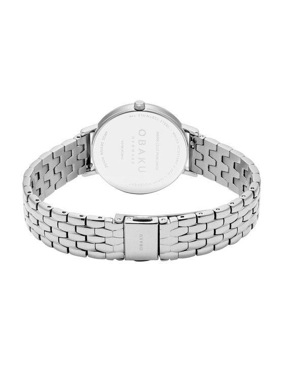 Obaku Obaku Hodinky V248LXCWSC Stříbrná