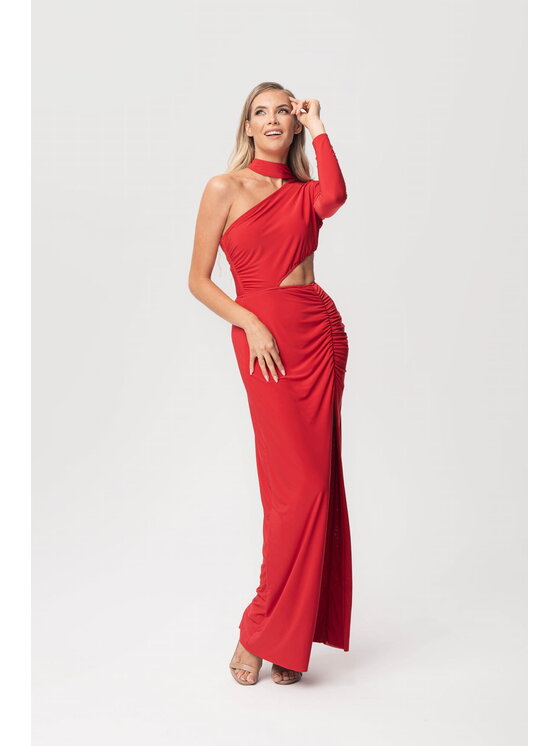 Aurora Aurora Večerní šaty Alia Červená Feminine Fit