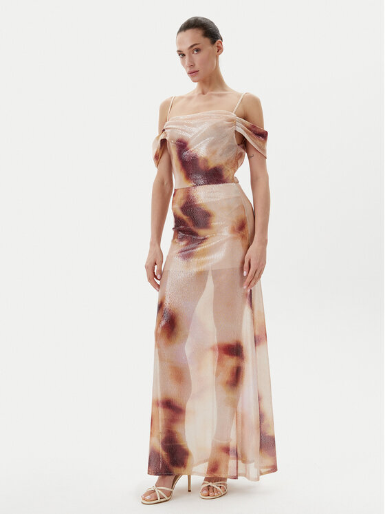 Eleh Eleh Abendkleid ESS250125 Beige Regular Fit