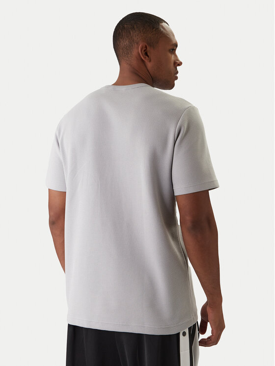 adidas adidas T-Shirt Trefoil Essentials Waffle KE1203 Szary Regular Fit