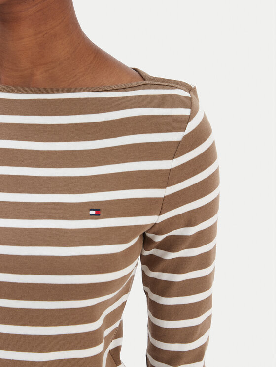 Tommy Hilfiger Tommy Hilfiger Blúz New Cody WW0WW40589 Bézs Slim Fit