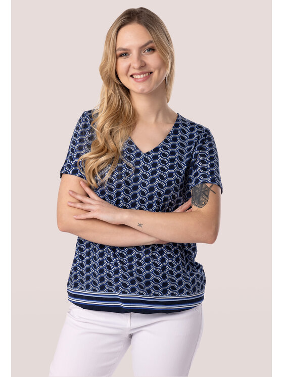 QUIOSQUE QUIOSQUE Halenka VENT BLOUSE Tmavomodrá Regular Fit
