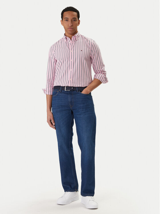 Tommy Hilfiger Tommy Hilfiger Koszula MW0MW42441 Różowy Regular Fit