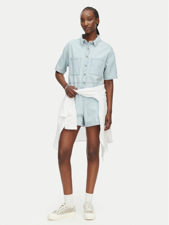 Roxy Roxy Комбінезон Hunting Waves ERJDO03000 Голубий Regular Fit