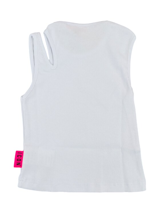 Icon Icon Top igtp00596-bianco Bianco Regular Fit