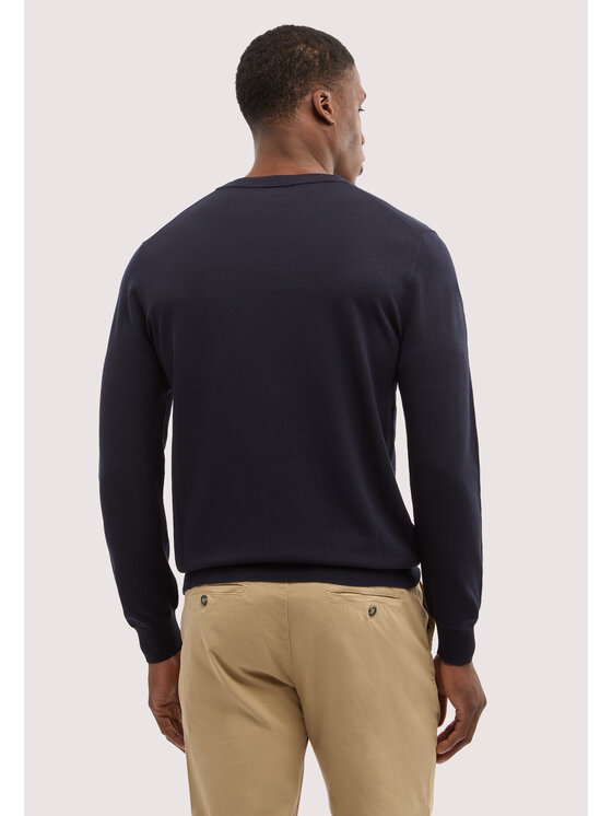 Trussardi Trussardi Sweter M0168000077N034 Niebieski Regular Fit