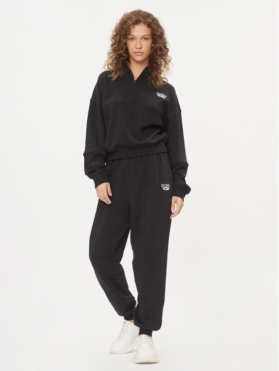 Reebok Reebok Μπλούζα Classics Coverup IL4630 Μαύρο Regular Fit