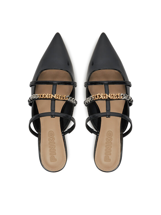 PINKO PINKO Šľapky Gianira 20 SD0275 E002 Čierna