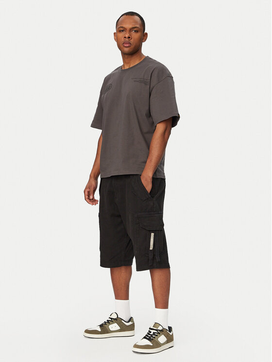 Alpha Industries Alpha Industries Pantalon scurți din material 266256 Negru Regular Fit