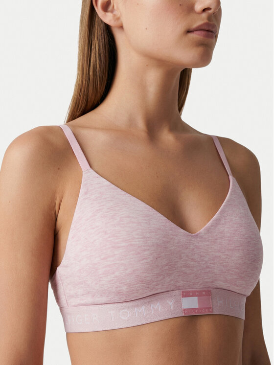 Tommy Hilfiger Tommy Hilfiger Σουτιέν Bralette UW0UW05715 Ανοιχτό ροζ