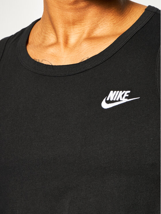 Nike Nike Майка Club BQ1260 Чорний Standard Fit