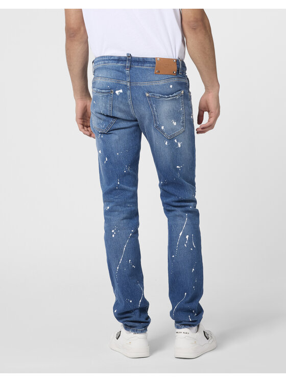 PHILIPP PLEIN PHILIPP PLEIN Jeansy 25869 Niebieski Straight Leg